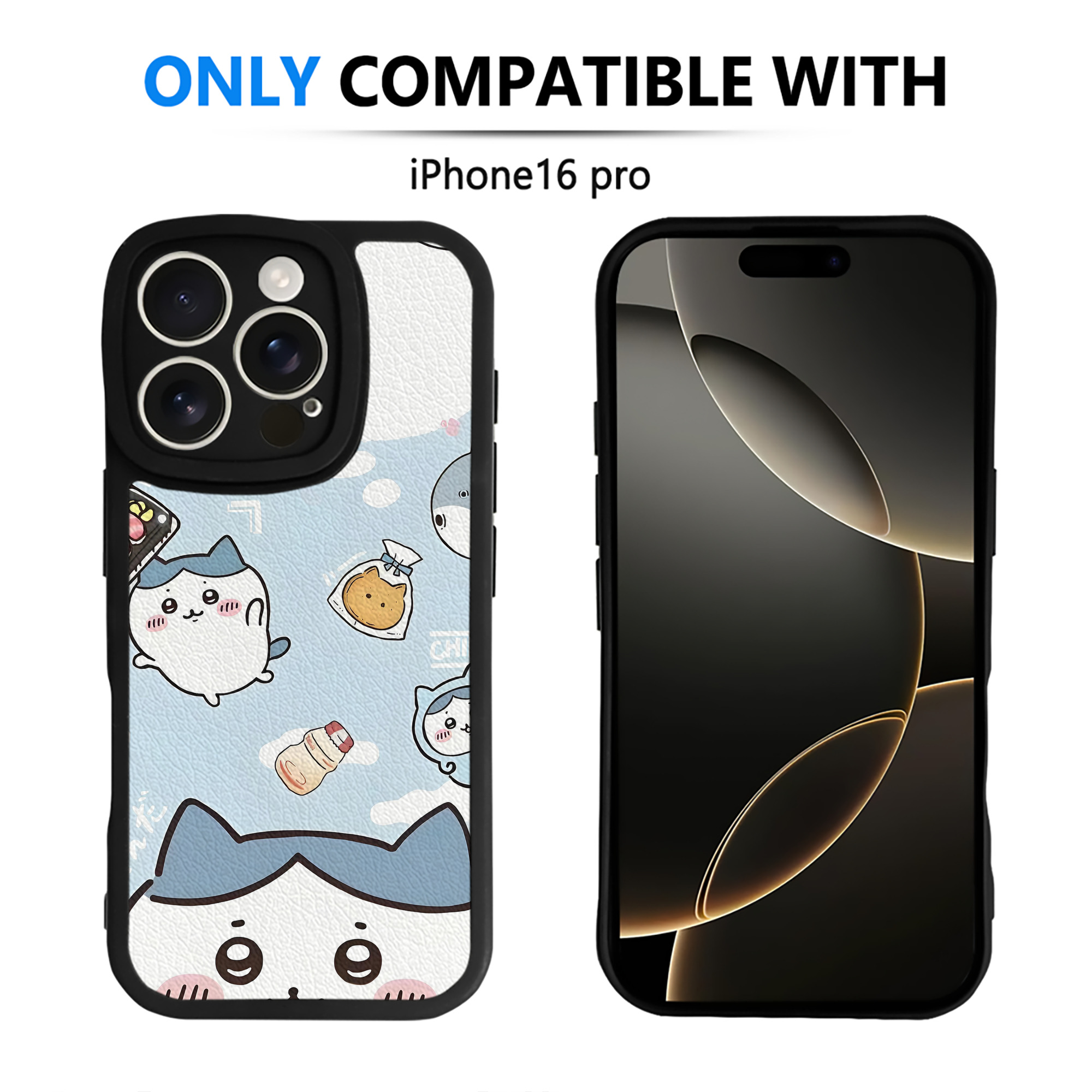（画像用） ちいかわ Chii-kawa 【iPhone 16シリーズ対応】シリコンスマホケース（レザー調） 材質：シリコン